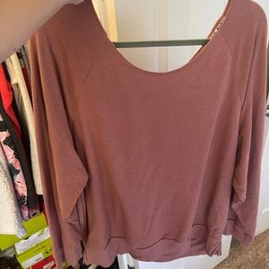 PINK slouchy pullover